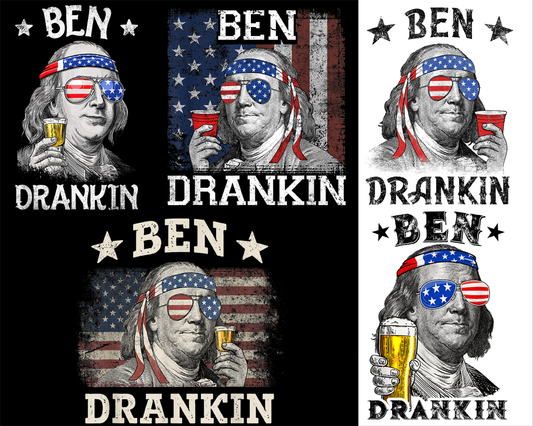 ben drankin svg, 4th of july svg Png