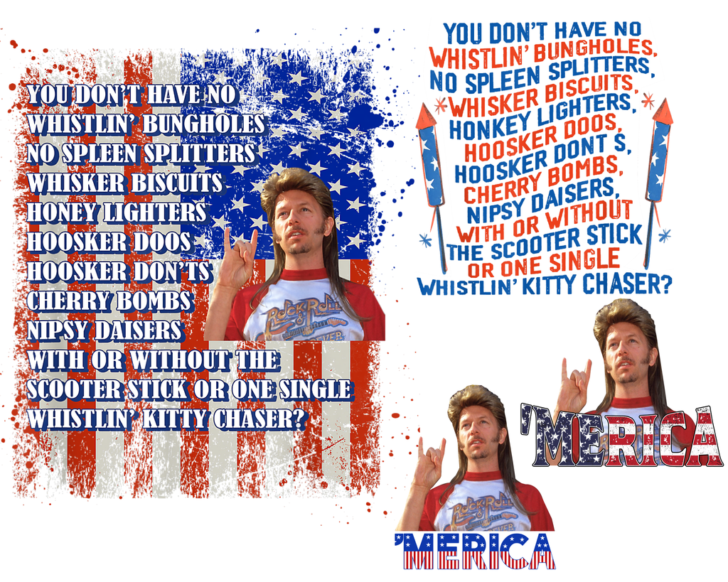 Joe Dirt Merica PNG