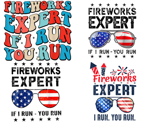 Fireworks Expert If I Run You Run American Png