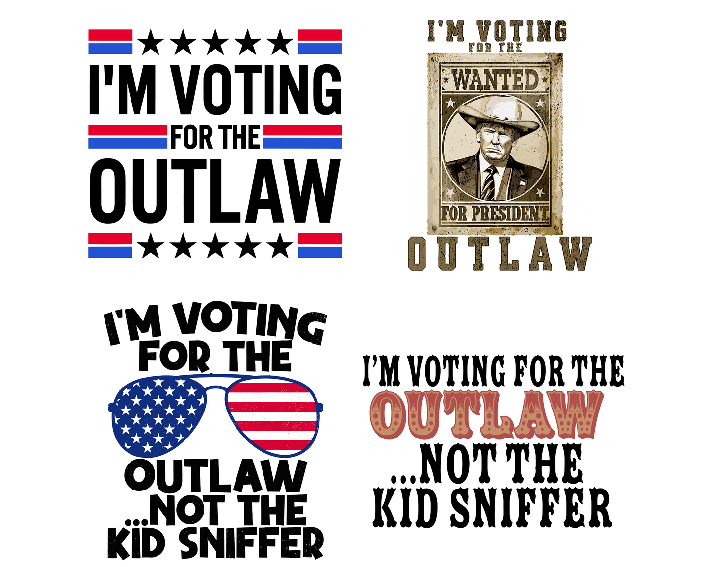 I'm Voting for The Outlaw Png