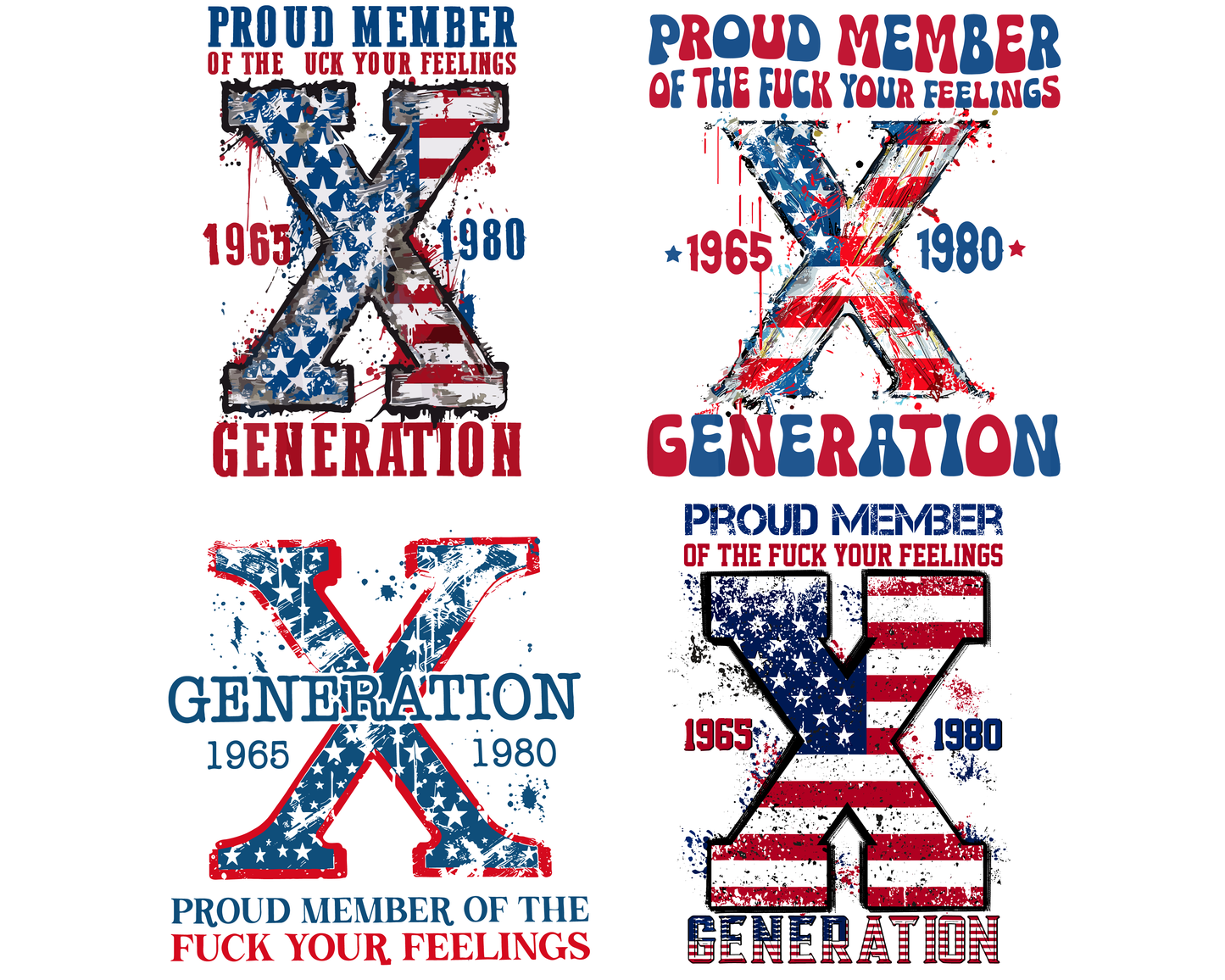 Proud Member Fck Your Feelings Generation png