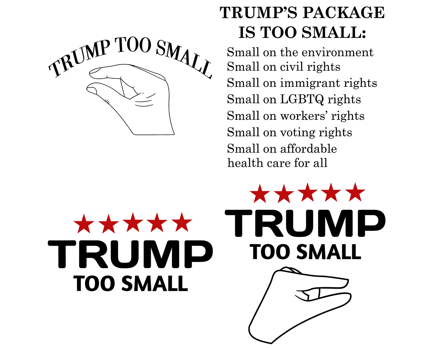 Trump Too Small Png