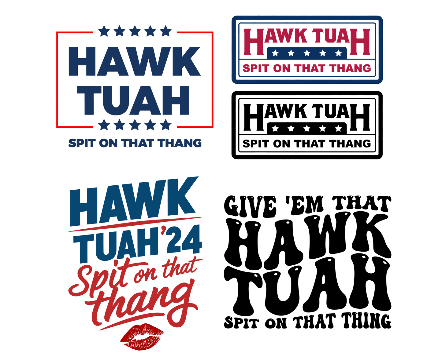 Hawk Tuah '24 Png
