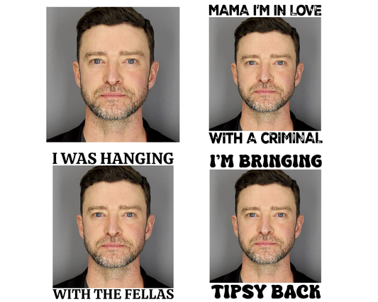 Justin Timberlake Mugshot png