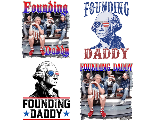 Founding Daddy 4th of July png