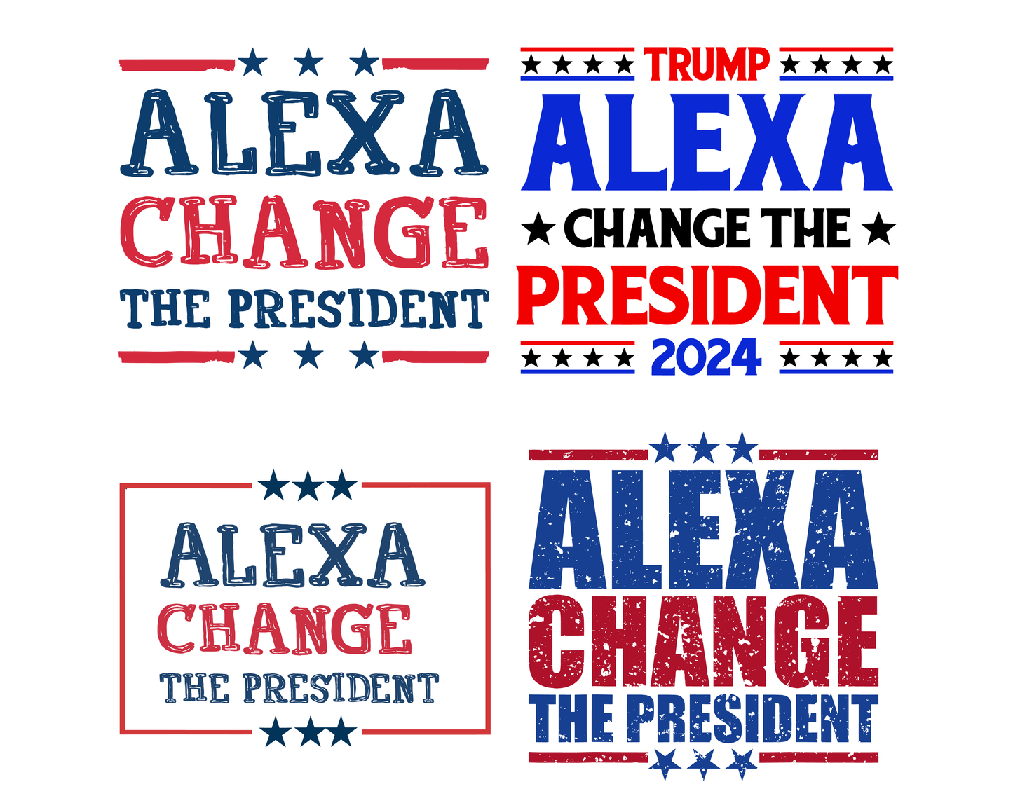 Alexa Change The President Svg