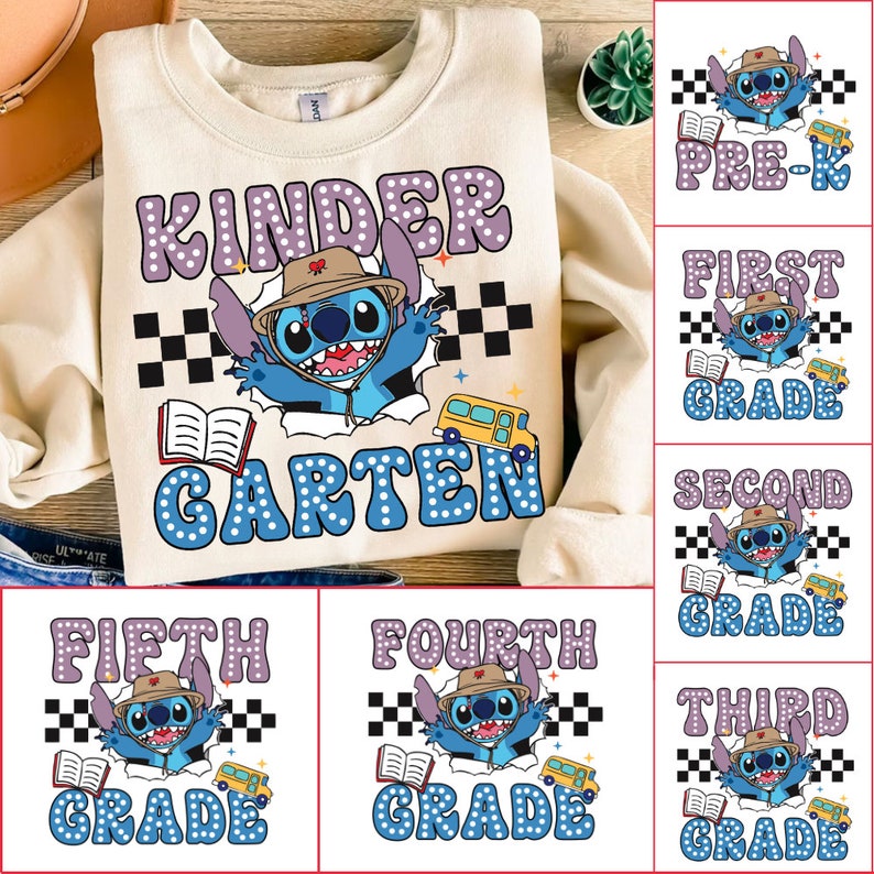 School Grade Cartoon Png Bundle