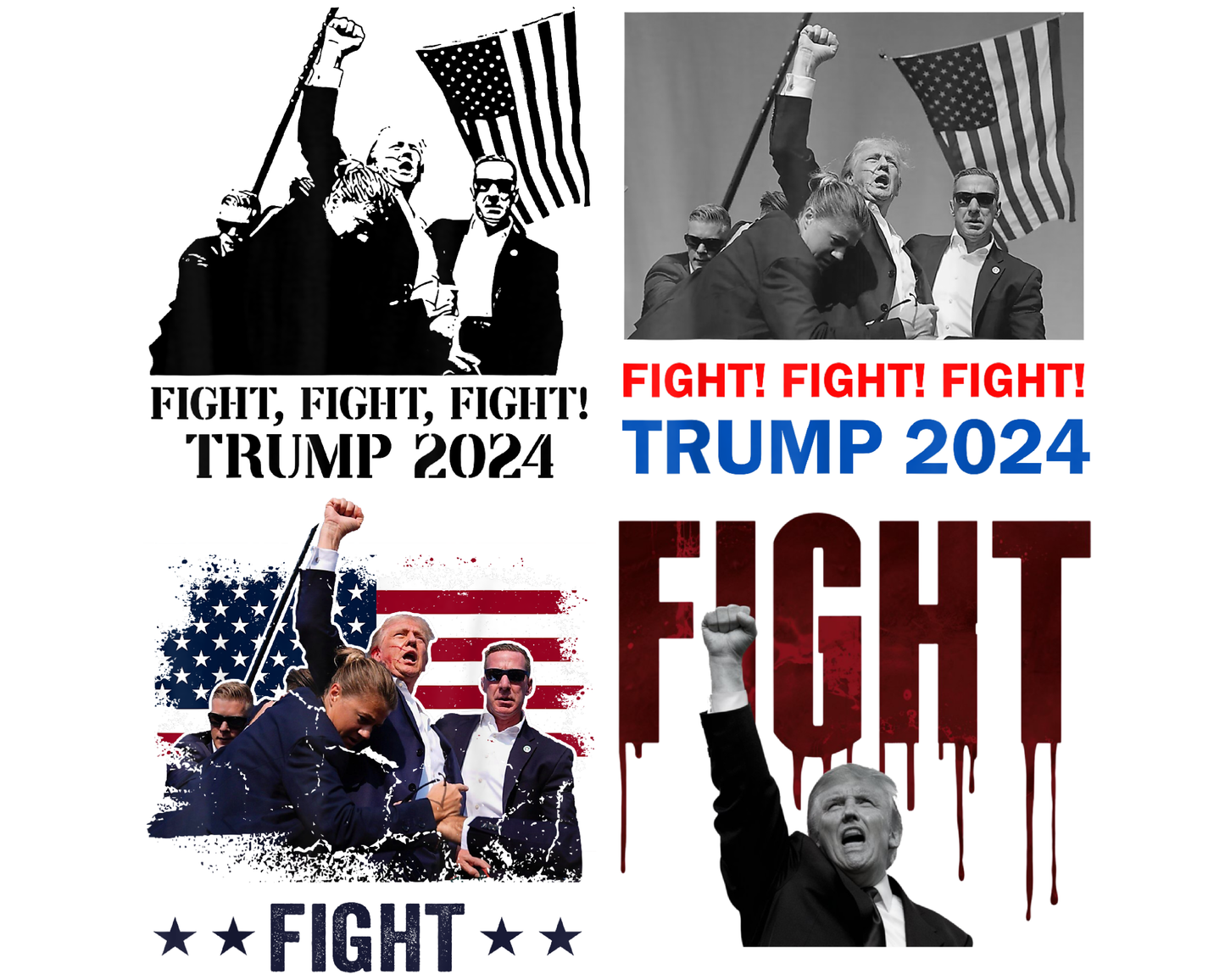 Trump Fight 2024 png