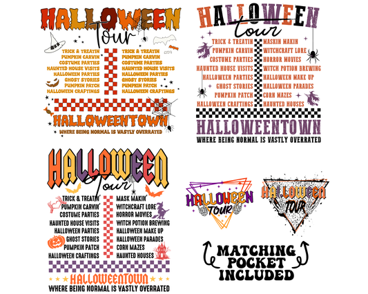 Halloween Tour Png Design,