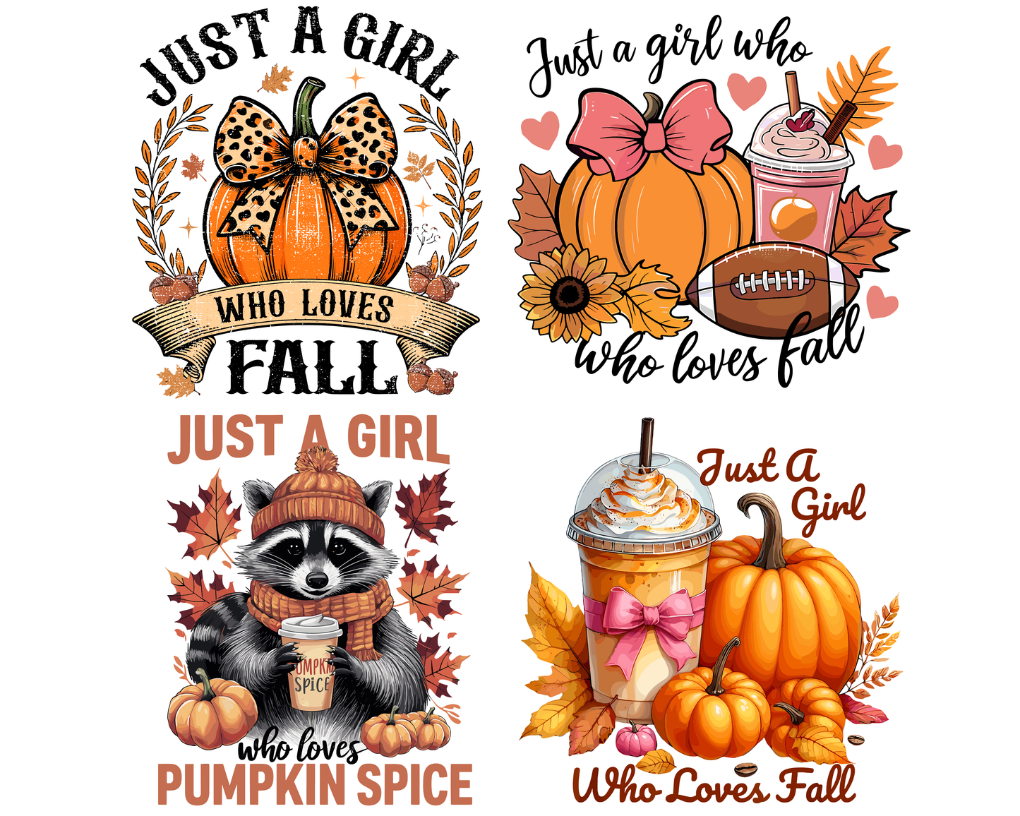 Just A Girl Who Loves Fall Png