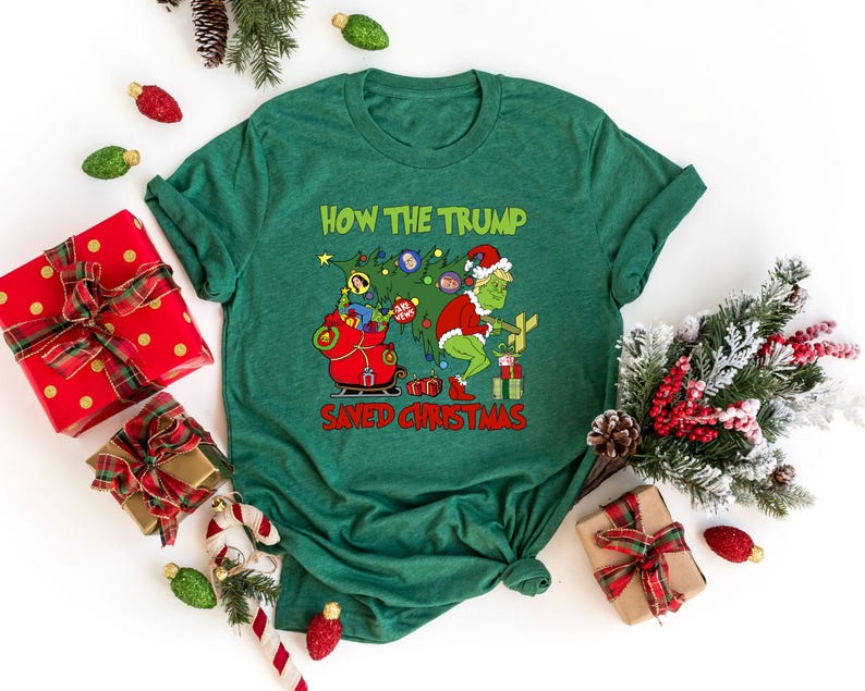 How The Trump Saved Christmas T-shirts