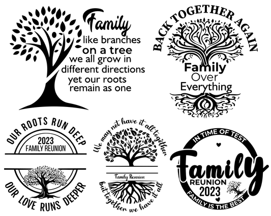 Family reunion Png bundle