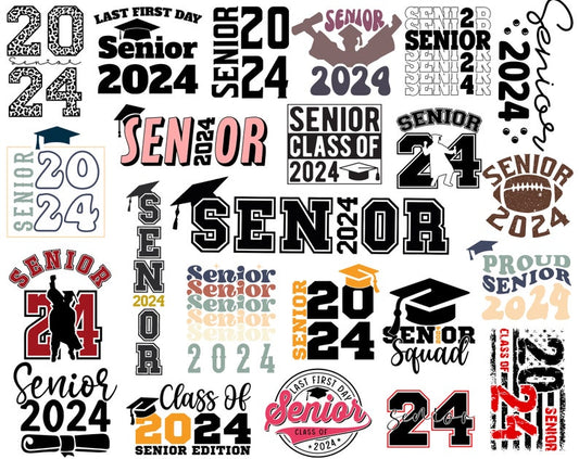 Senior 2024 Svg Bundle