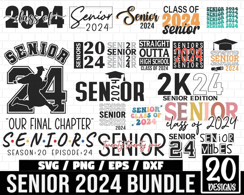 Class of 2024 SVG Bundle