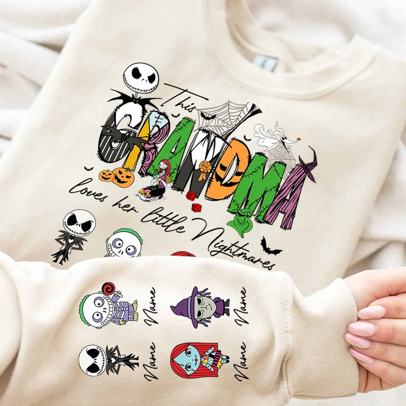 Personalize This Mama Loves Her Little Nightmares Sweatshirt