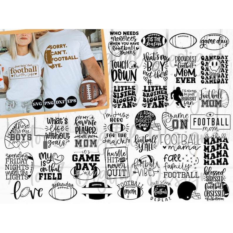 Football svg bundle