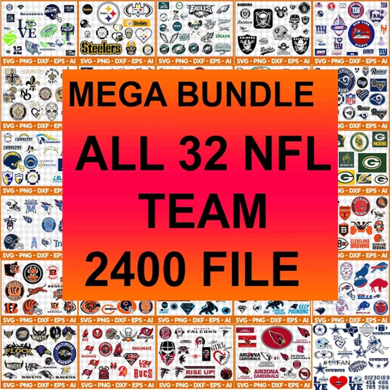 N-F-L  Mega Bundle Svg