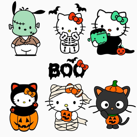 Halloween Hello-Kitty SVG PNG