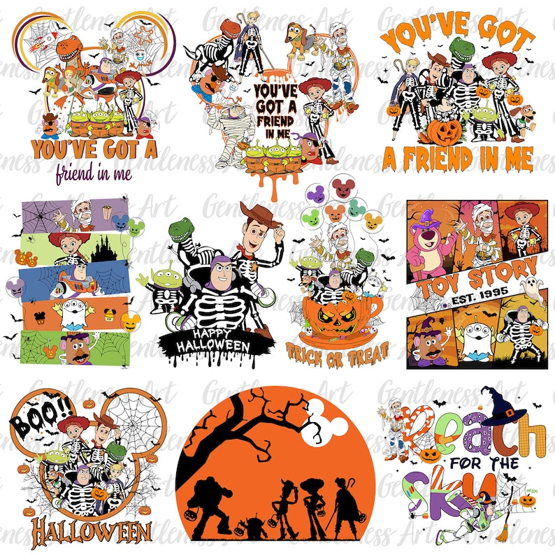 50+ Halloween PNG SVG Bundle