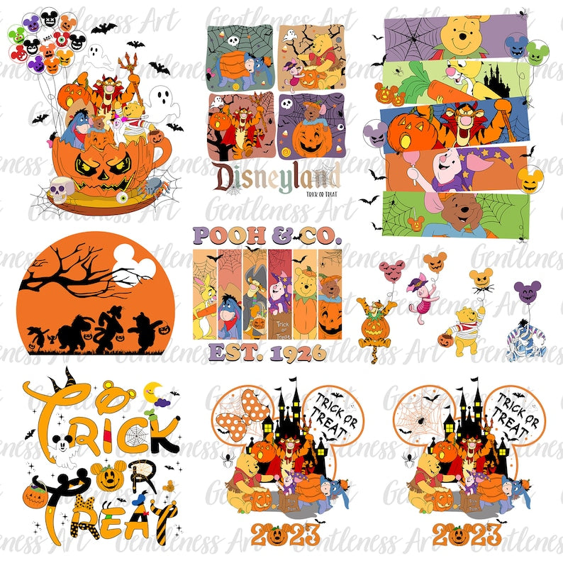 50+ Halloween PNG SVG Bundle