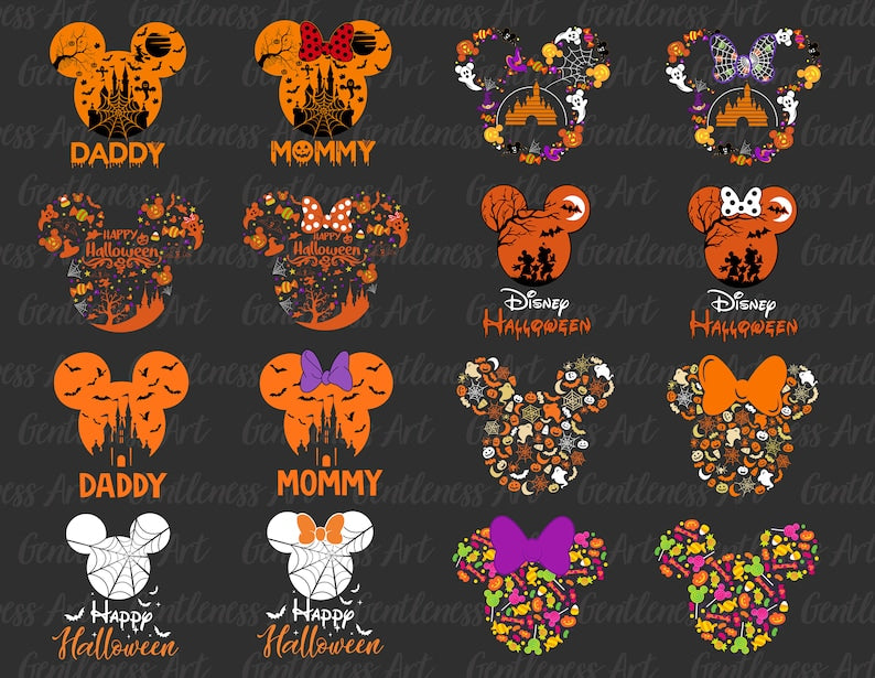 50+ Halloween PNG SVG Bundle