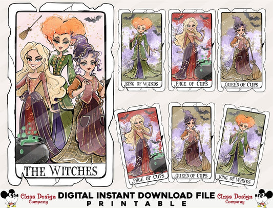 Halloween Tarot Png Bundle