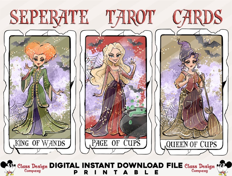 Halloween Tarot Png Bundle