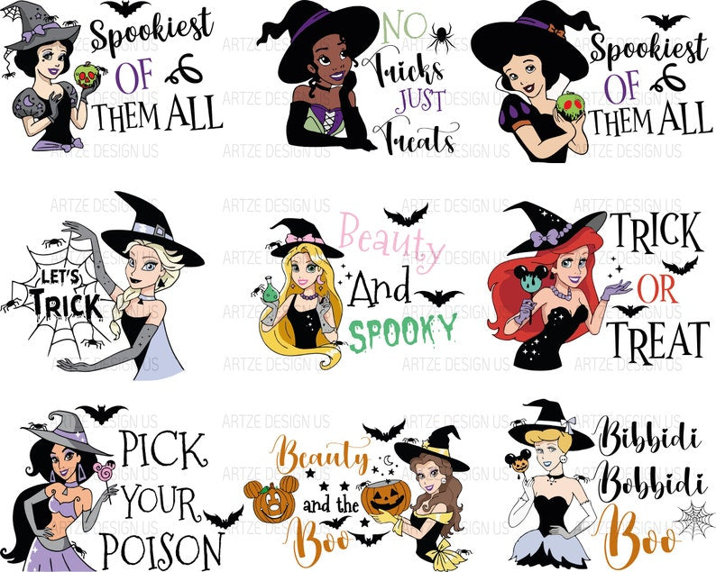 Bundle Halloween Princess PNG