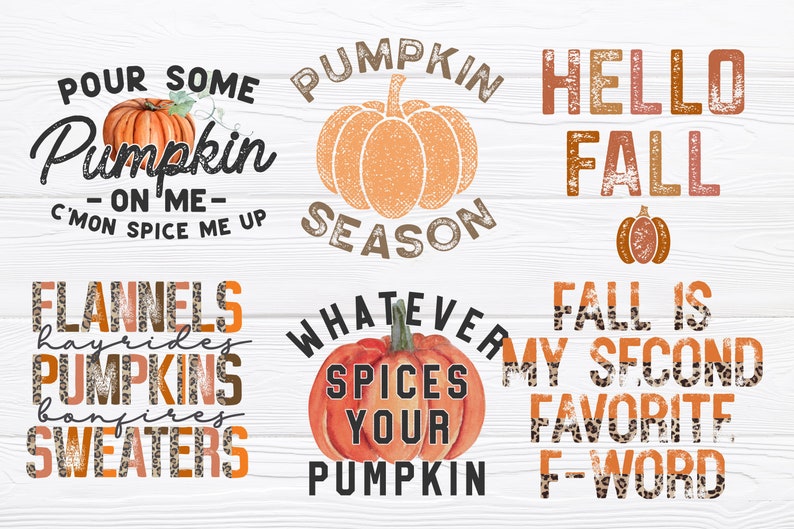 Fall Sublimation png Bundle