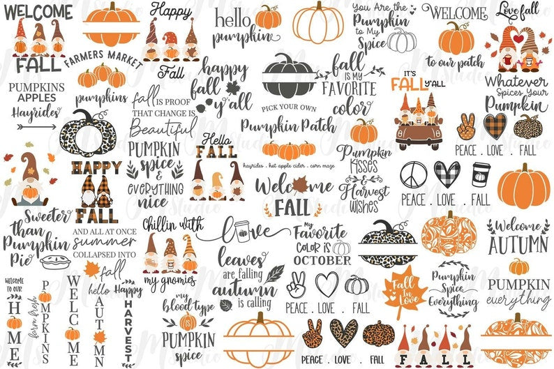 Fall svg, Happy fall svg