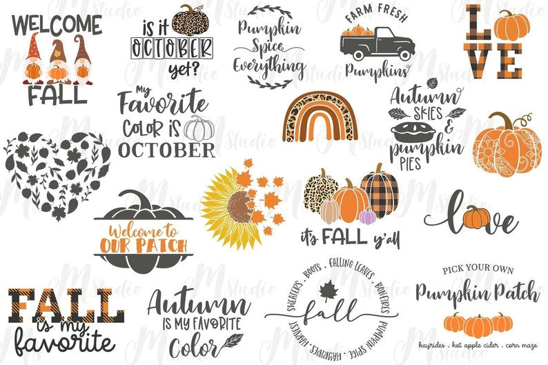 Fall svg, Happy fall svg