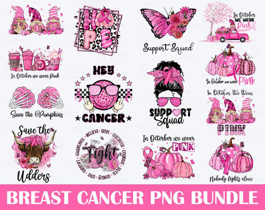 Breast Cancer Png Bundle