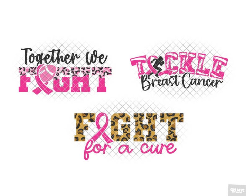 Breast Cancer Football SVG PNG
