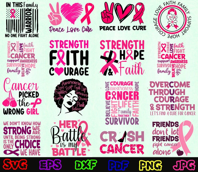 165 Breast Cancer SVG