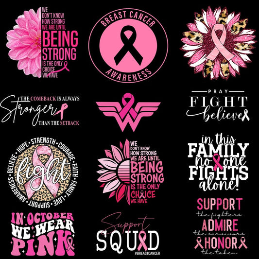 Breast Cancer SVG PNG Bundle