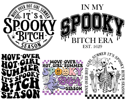Move Over Hot Girl Summer It's Spooky Bitch Season PNG