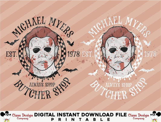Horror Characters Sublimation PNG