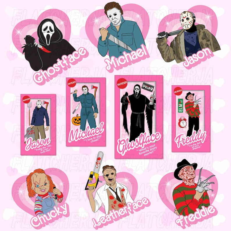 Horror Dolls PNG Set Bundle