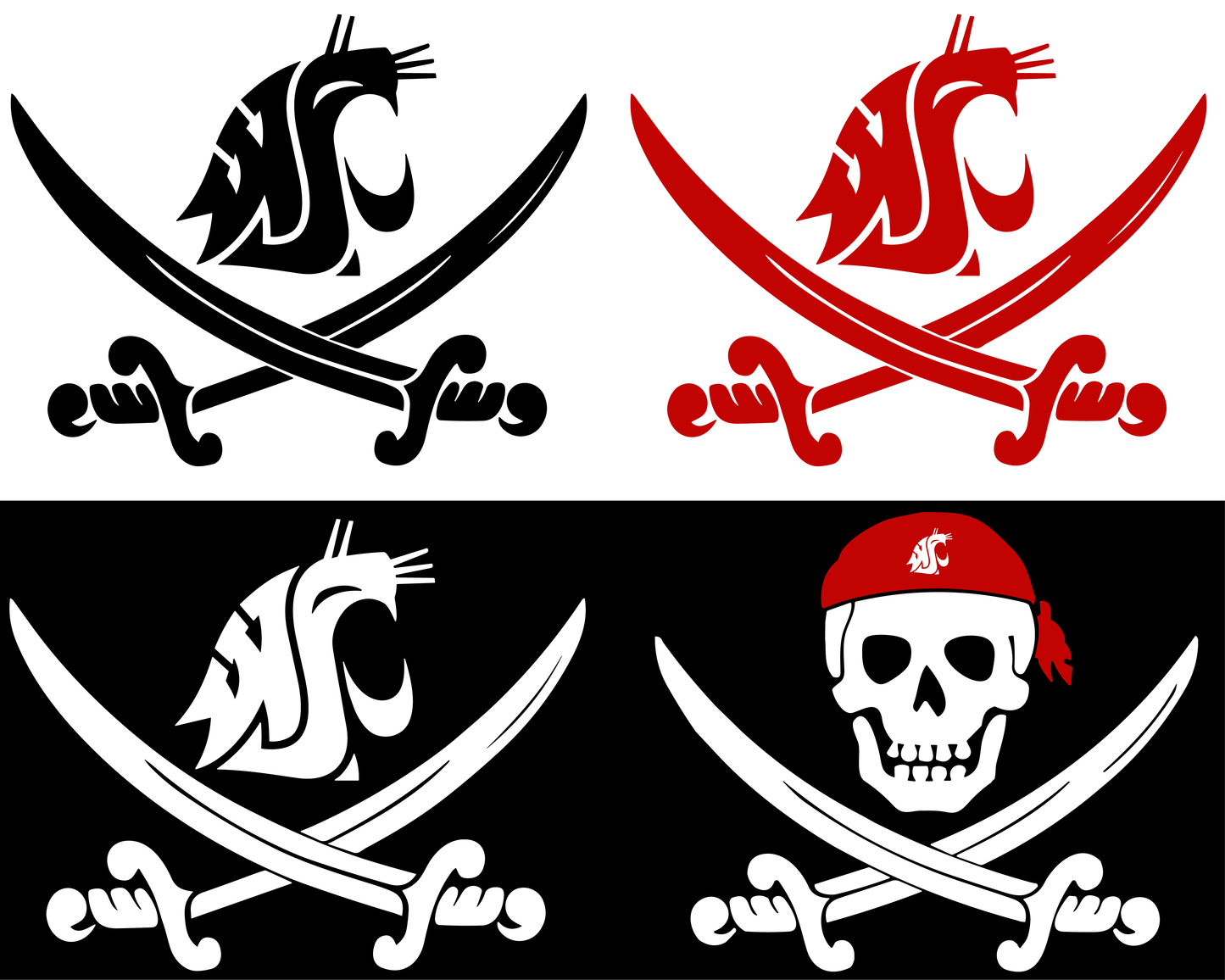 Wsu Pirates Png