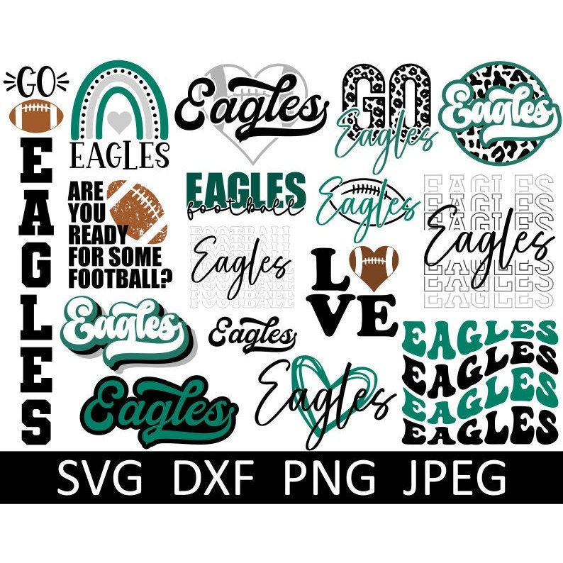 Eagles SVG Bundle Png