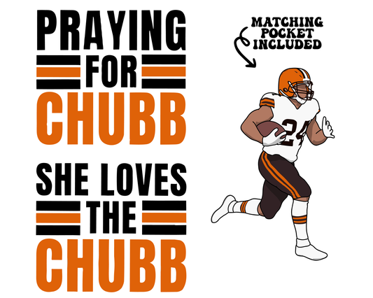 Pray for nick Chubb Cleveland Football PNG