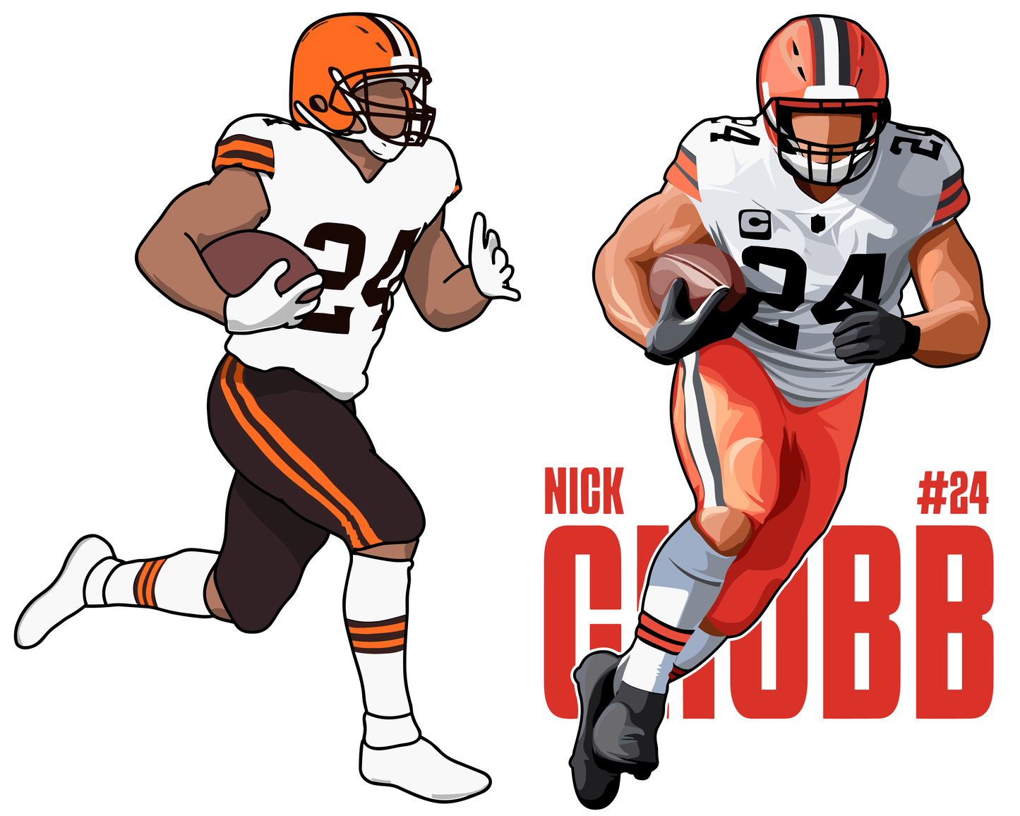 Pray for nick Chubb Cleveland Football PNG