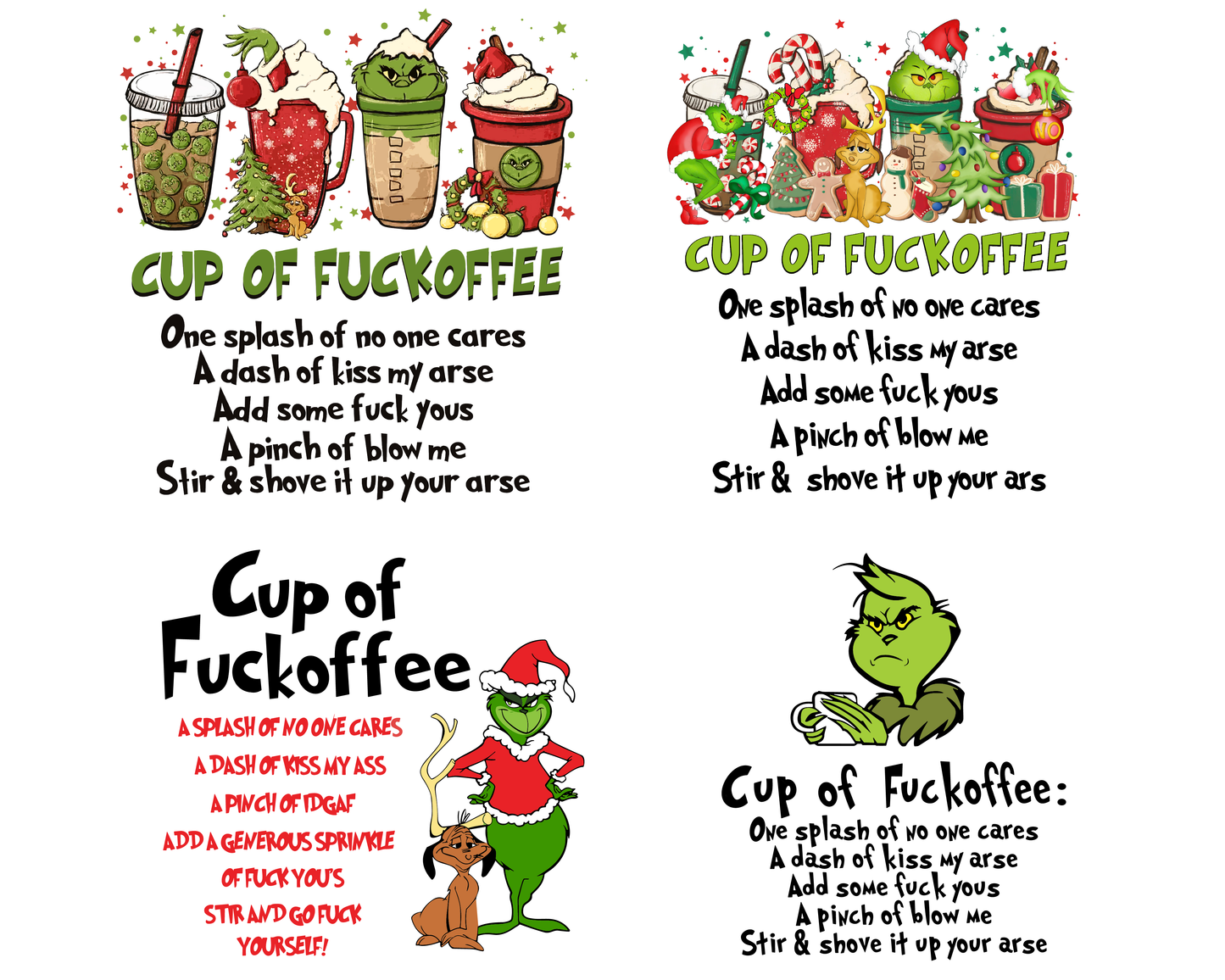 Cup of fuckoffee Grinc PNG
