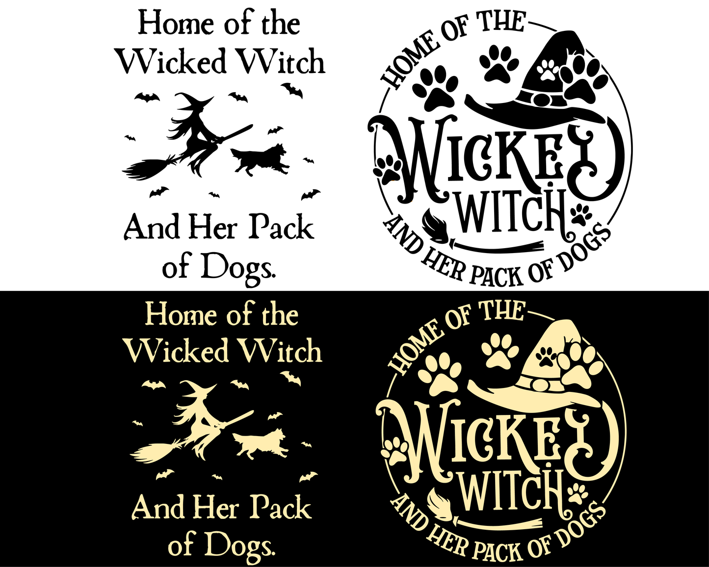 Home Of The Wicked Witch And Her Pack Of Dogs Png