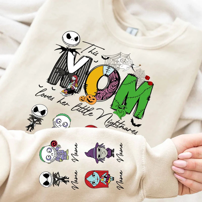 Personalize This Mama Loves Her Little Nightmares Sweatshirt