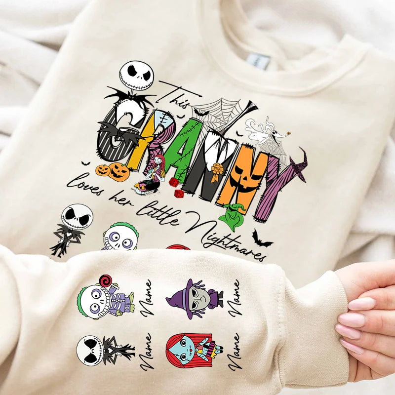 Personalize This Mama Loves Her Little Nightmares Sweatshirt