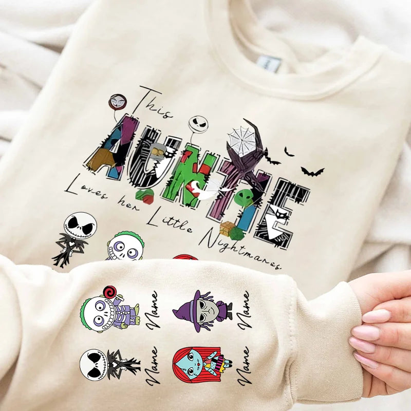 Personalize This Mama Loves Her Little Nightmares Sweatshirt